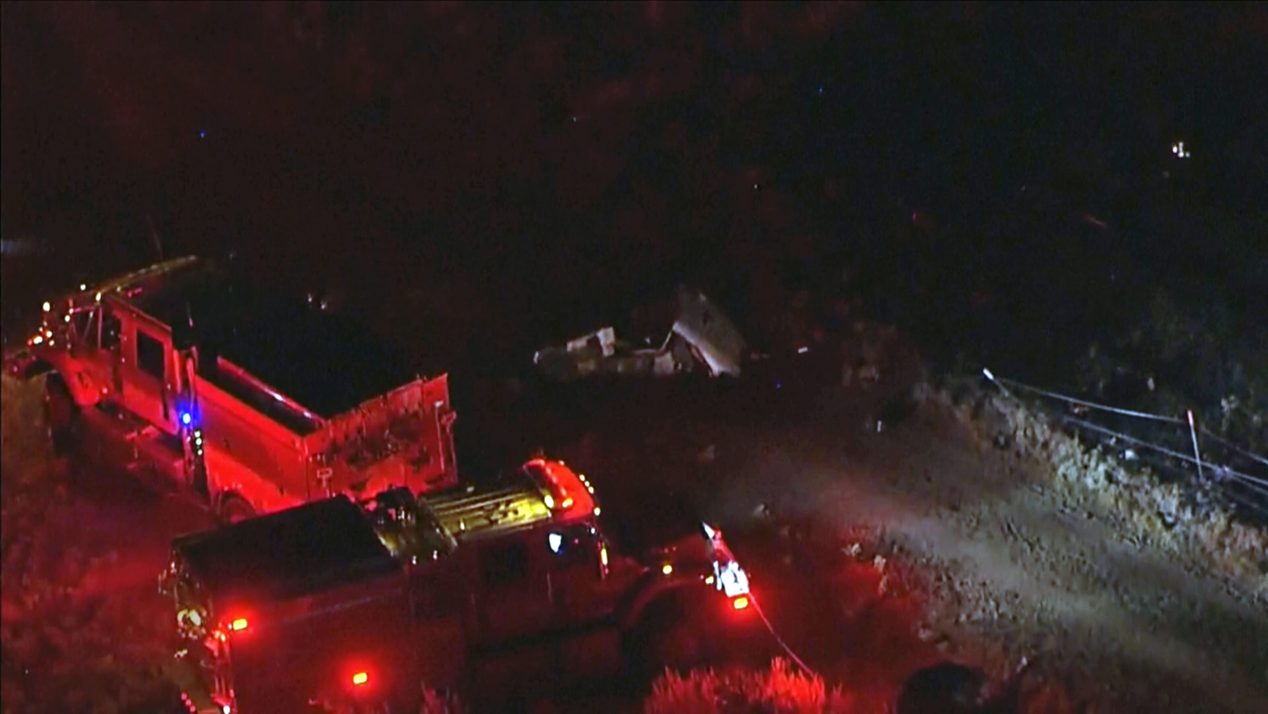 Два пожарных вертолета столкнулись в воздухе в Калифорнии
