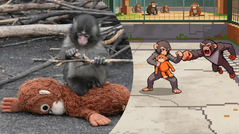 Обезьяна Панч стал героем видеоигры